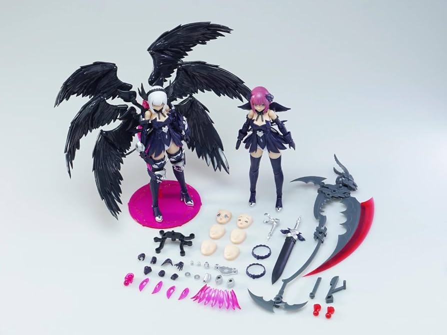 P*n様 黒い鎧のフィギュア 大きな翼付き Amazon | オルカトイズ エルザ