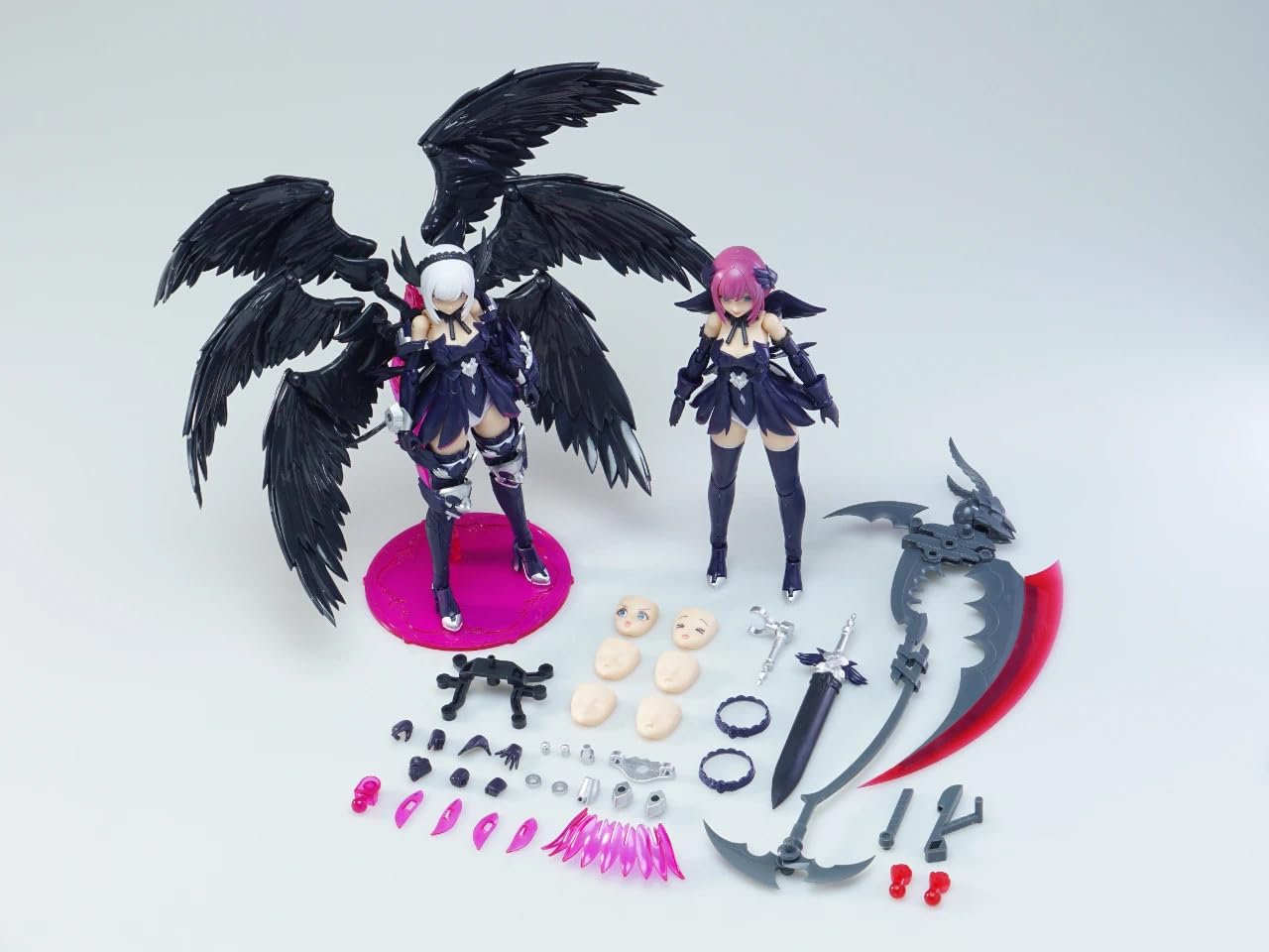 Amazon.co.jp: 豊羽模型 1/12 機甲少女 六翼の黒い天使 素体セット 