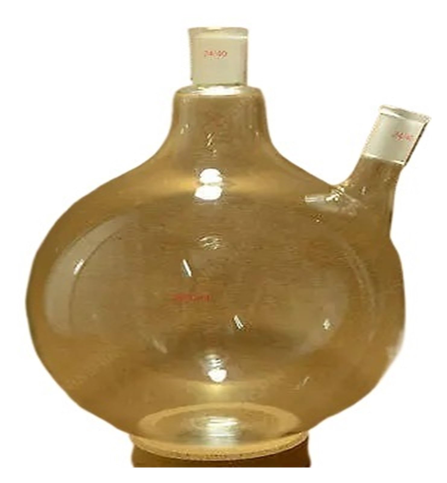 5000 ml, 24/40,2 cuellos, matraz de vidrio de fondo redondo, 5 l, cuello gemelo, botella de química de laboratorio