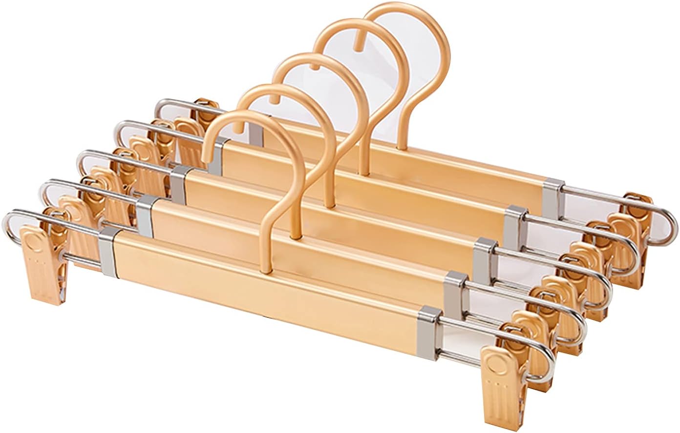Pants Hangers Metal Pants Hanger Non-Slip Pants Hangers Multi Functional Pants Rack Skirt Hangers,Convenient and Durable,for Family Apartment Dormitory Clothing,A-20 Pack
