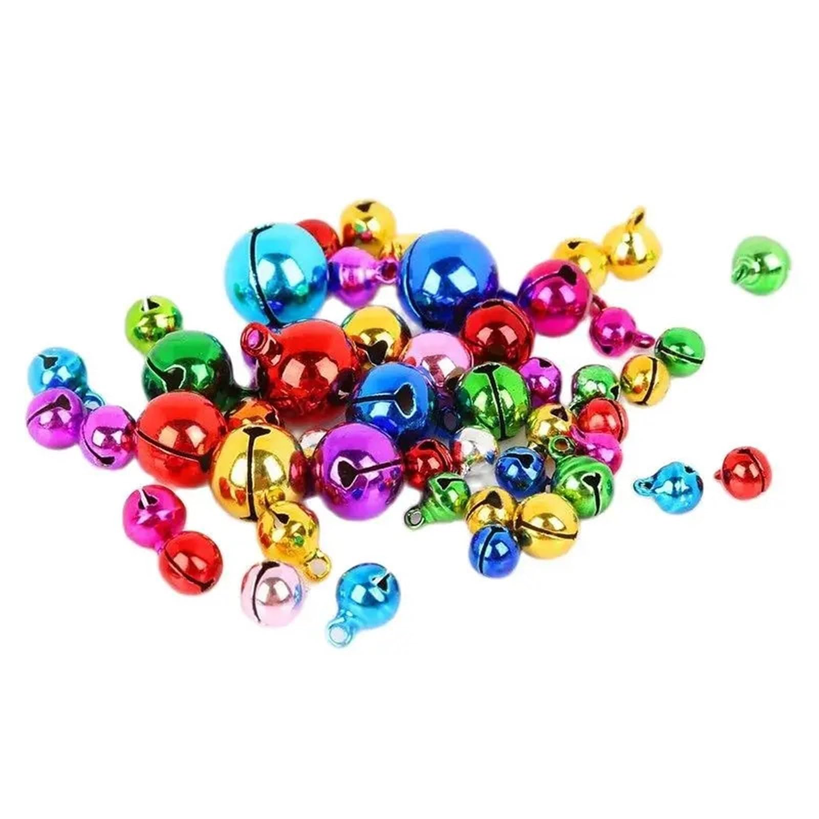 Christmas Bells Copper Bells Christmas Santa Round Bell Pendants Crafts Party Decoration for Festival And Party Holiday Decorations