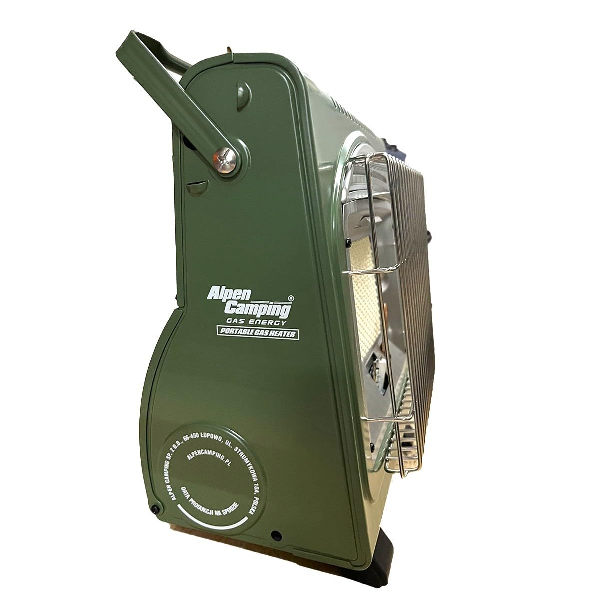 Alpen Camping - Calefactor de gas portátil 1700W Cerámico Calefacción de gas móvil Seguridad termopar ODS Ideal para interior y exterior