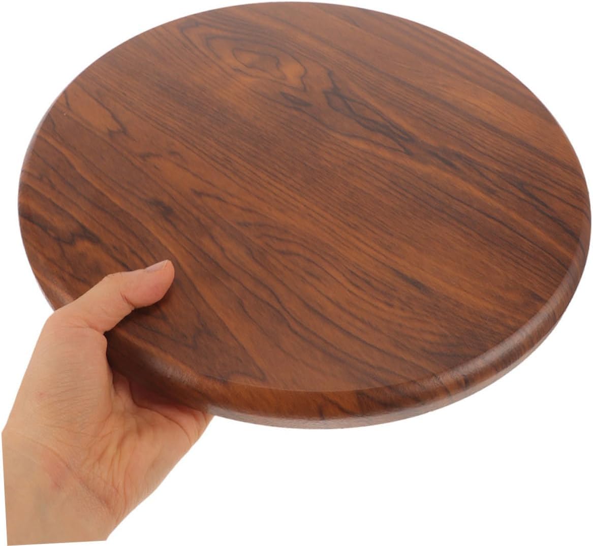 2pcs Thickened Round Chair Seat Cover Solid Wood Stool Stool Replacement Seat for Home Office