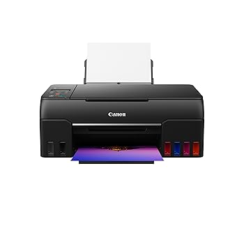 Canon PIXMA G650 Wireless 3-in-1 Refillable MegaTank Inkjet Photo Printer, Black