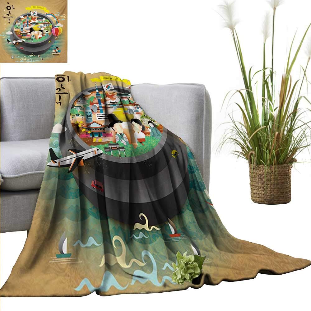 Buy homehot Korea Blanket Sheets Traditional South Korean Motifs Inside