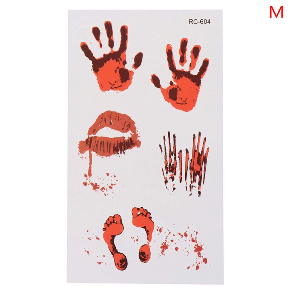 Buy Halloween Decoration Horror Wound y Blood Injury Sticker Halloween
