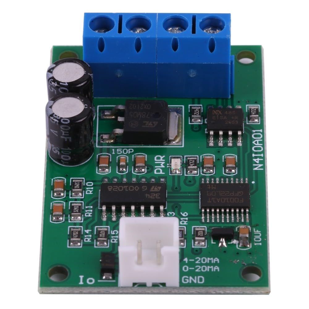 Modulo corrente da RS485 a DAC, DC 12V 24V Convertitore da RS485 a 4-20mA Controllo comando MODBUS RTU