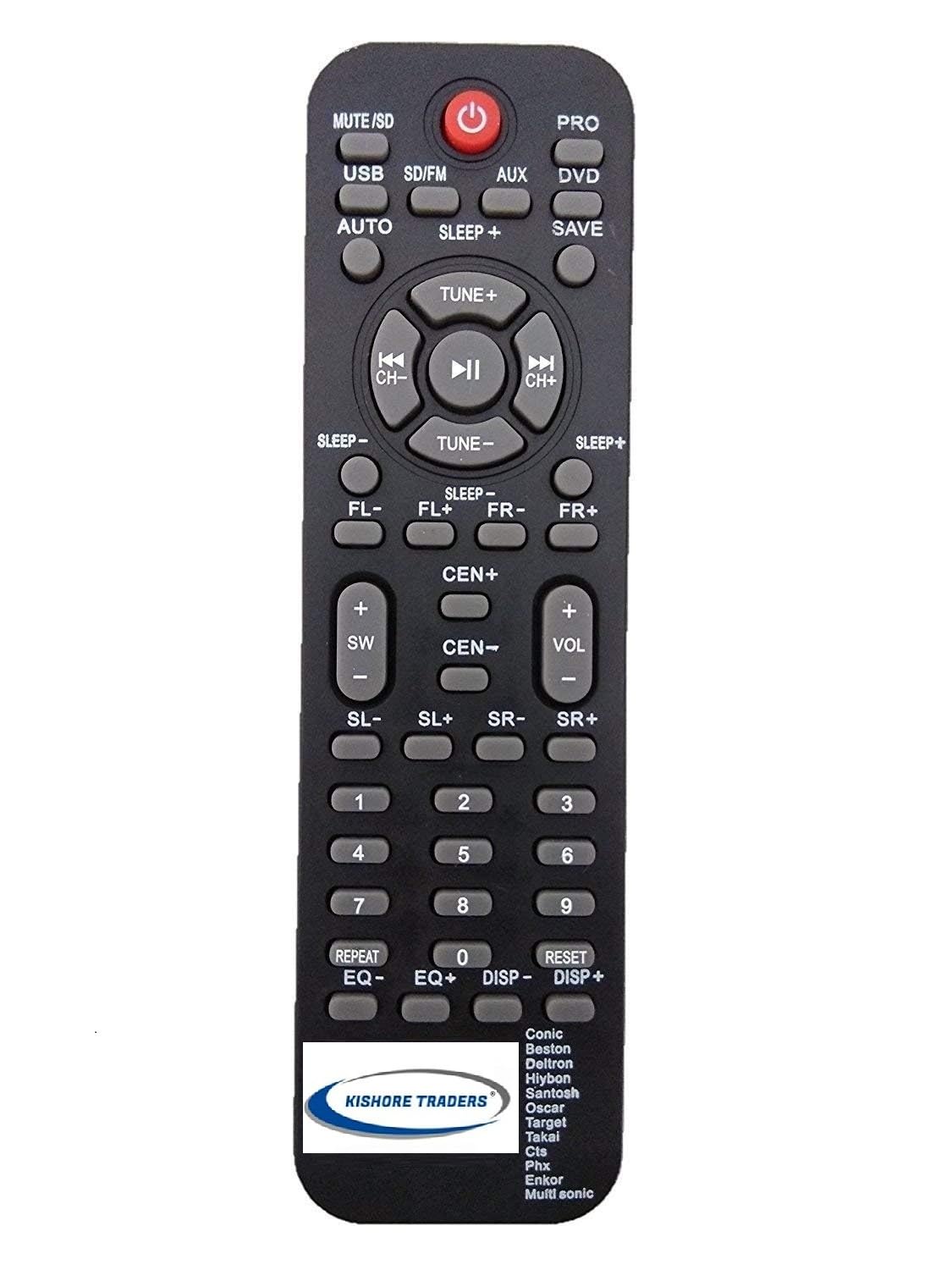 Kishore Traders Compatible Remote Control Home Theater Multi… Kishore Traders Compatible Remote Control Home Theater Multi…