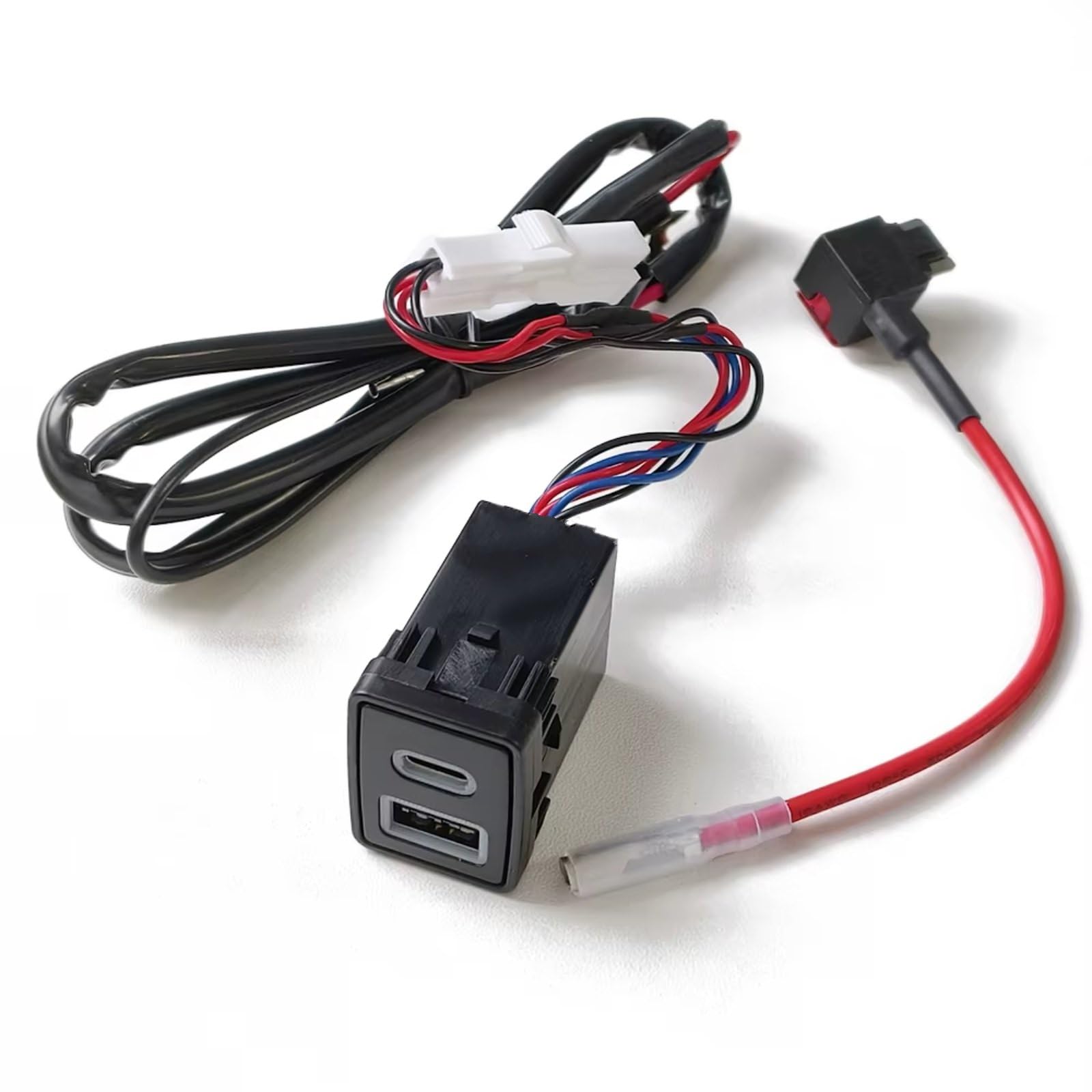 Compatible Avec Nissan Pour Teana Pour Sylphy Pour Qashqai 12 V 24 V Double Pour Type C PD QC3.0 Prise USB Étanche Remplacement Haute Vitesse Interface USB AUX voiture