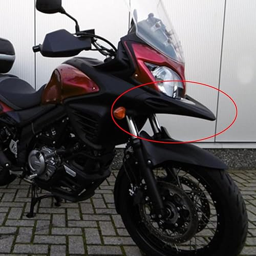 Miniatura 2 de GUAIMI Guardabarros delantero Fender Beak Extension para Suzuki DL650 V-Strom ADV 2012-2017 - Negro