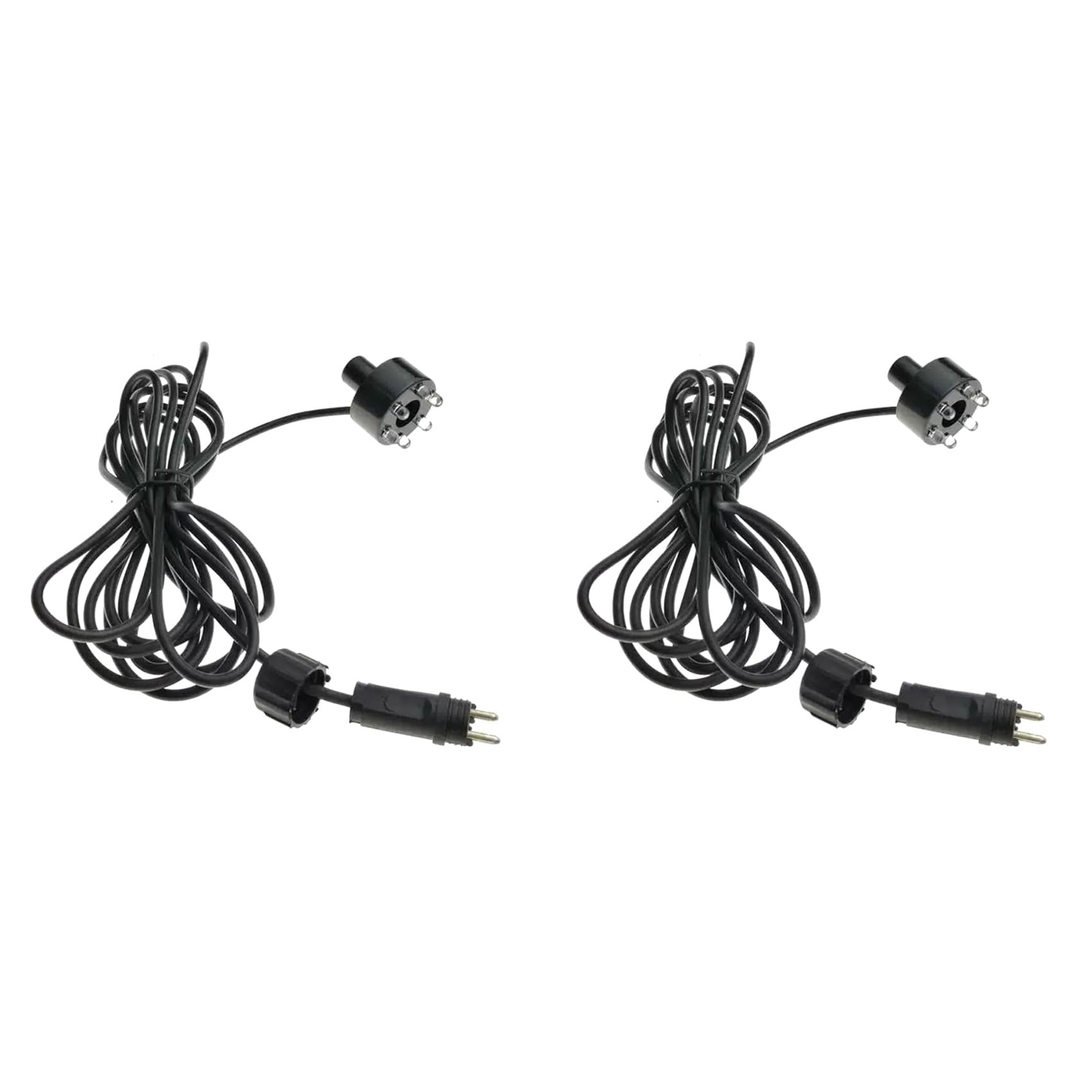 Hndhbfgrt 2X RGB 6 LED AC12V Water Fountain Light with 2Pin Connection Underwater Pond Lights Water Feature Lights for Pool