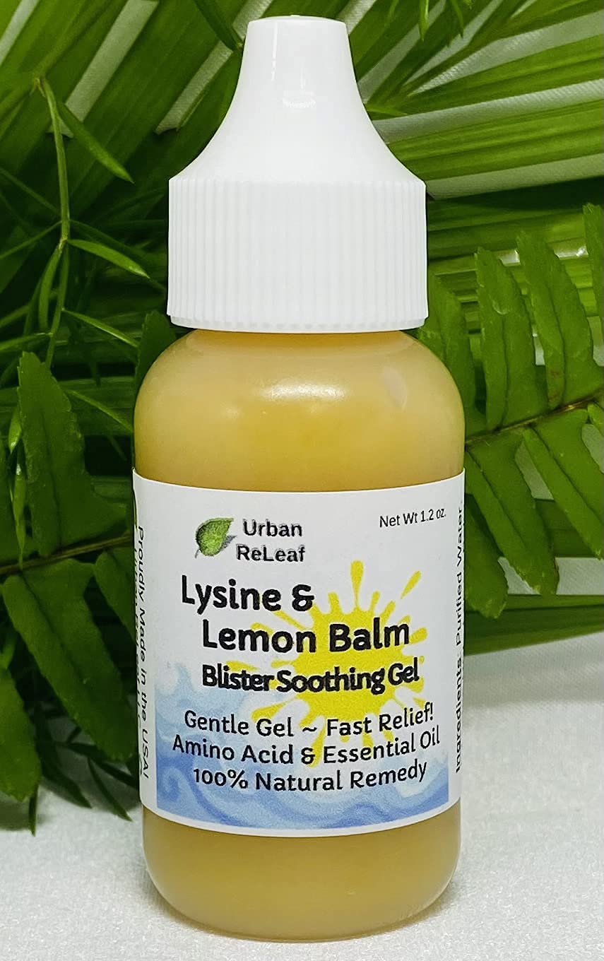 Urban ReLeaf Lysine & Lemon Balm Blister Soothing Gel! for Cold Sores