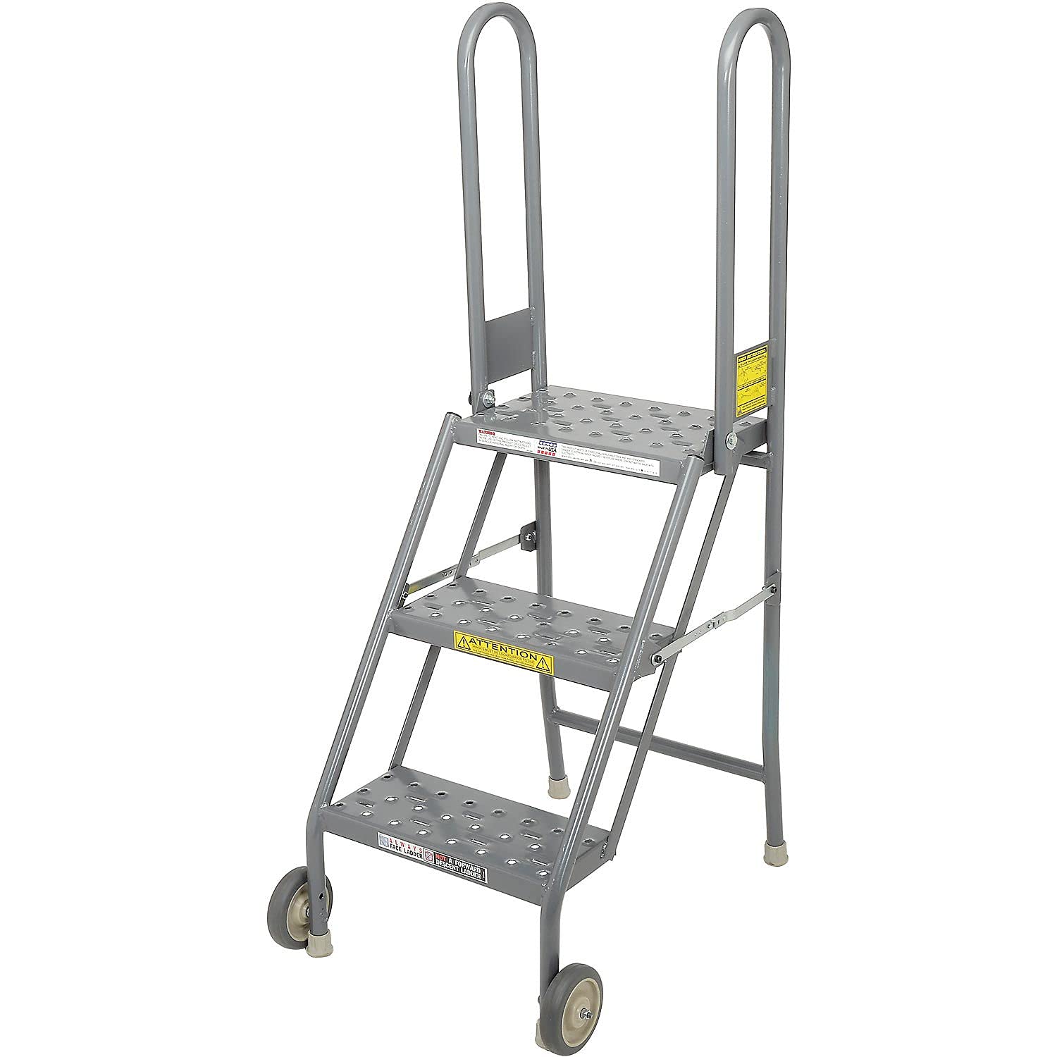 Tri Arc 3-Step / Blue / Industrial Step Ladders