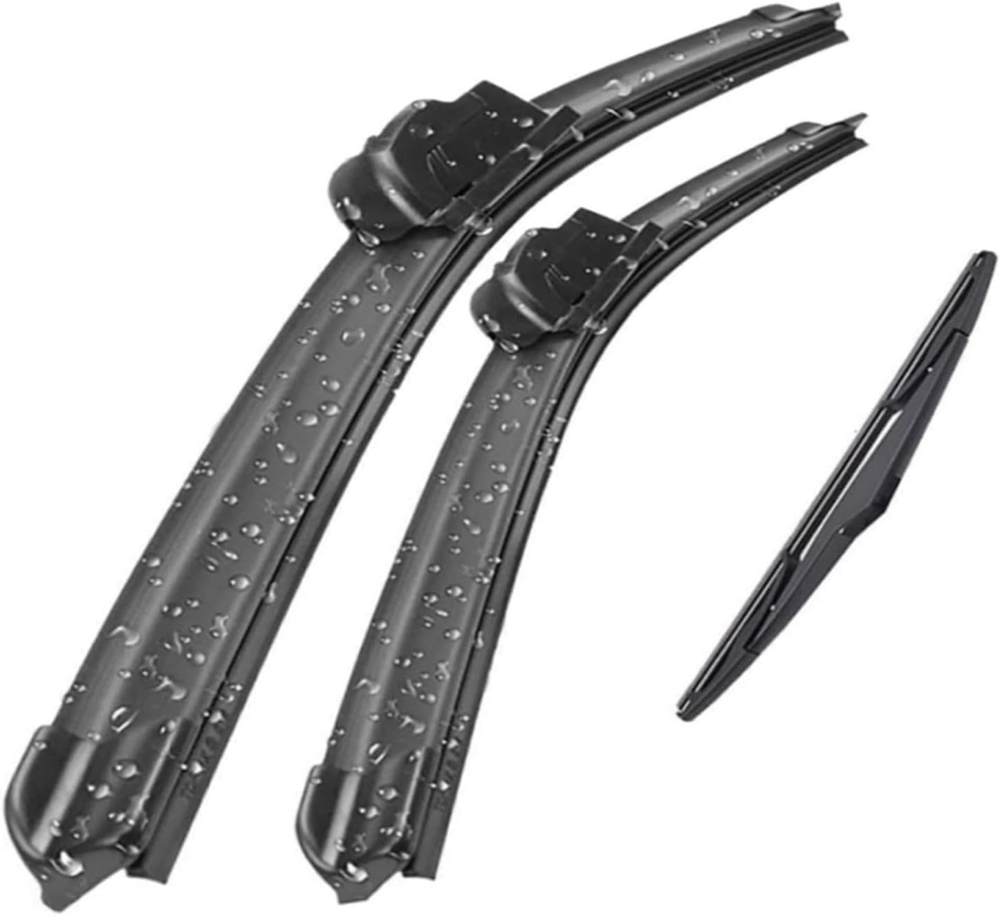 liufangfc Wiper Blades Front & Rear for Hyundai I10 MK1 2007-2013 22 "16" 12",Windscreen Wipers Hybrid – Lasts 2 Years, Silent & Streak-Free – 5-Min DIY Install