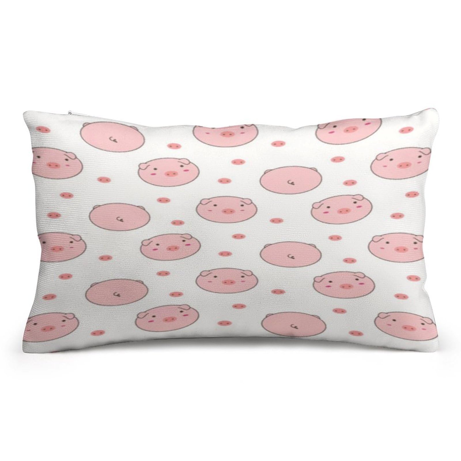 Wsoihfec Style Smiling Throw Pillow Covers Decorative, Pillow Cases Soft Plush, Modern Farmhouse Boho Cushion Cover For Bed Couch Sofa Living Room Spring Decor8 X12