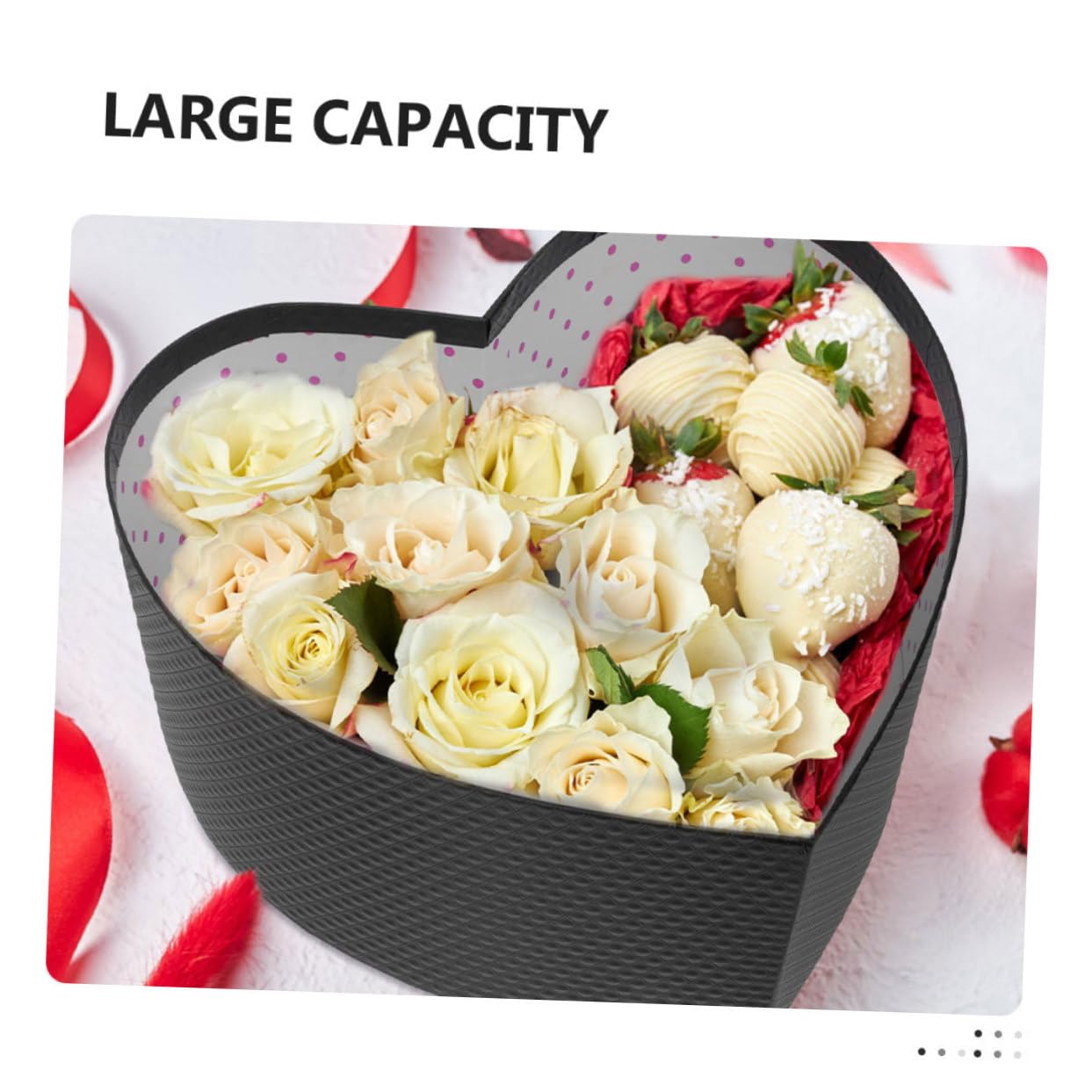 Alipis 2stücke Herzförmige Papier Geschenkbox Mit Deckel Für Arrangements Partygeschenkboxen Weihnachtsboxen Für Geschenke Kompakt Und Praktisch