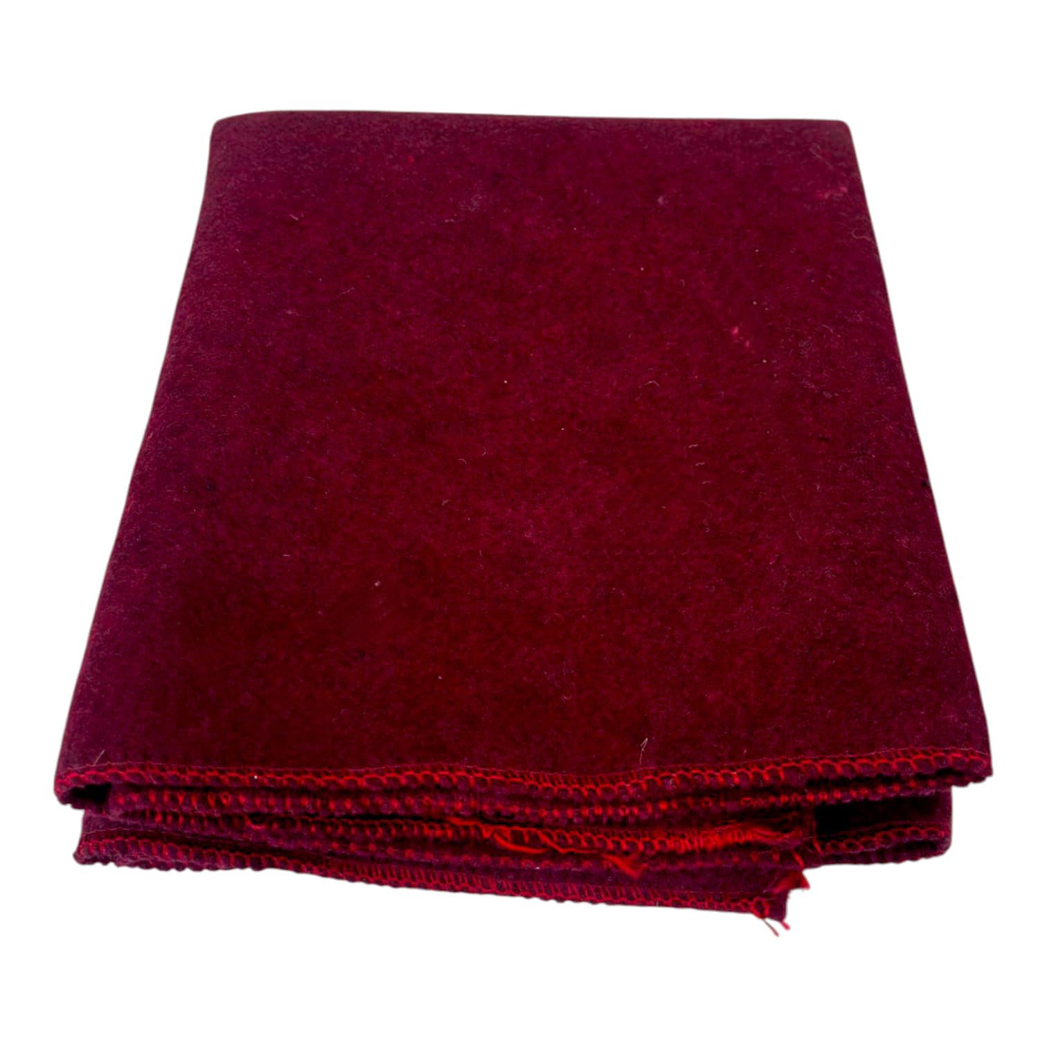 Achleshwar Premium Maroon Woolen Aasan - Soft, Comfortable Meditation & Prayer Mat (Rectangle 24 x 30 Inch)-image-44