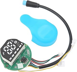 Placa de circuito de scooter, painel de exibição de dados à prova de poeira scooter elétrica placa Bluetooth capa de silicone à prova d'água para substituição