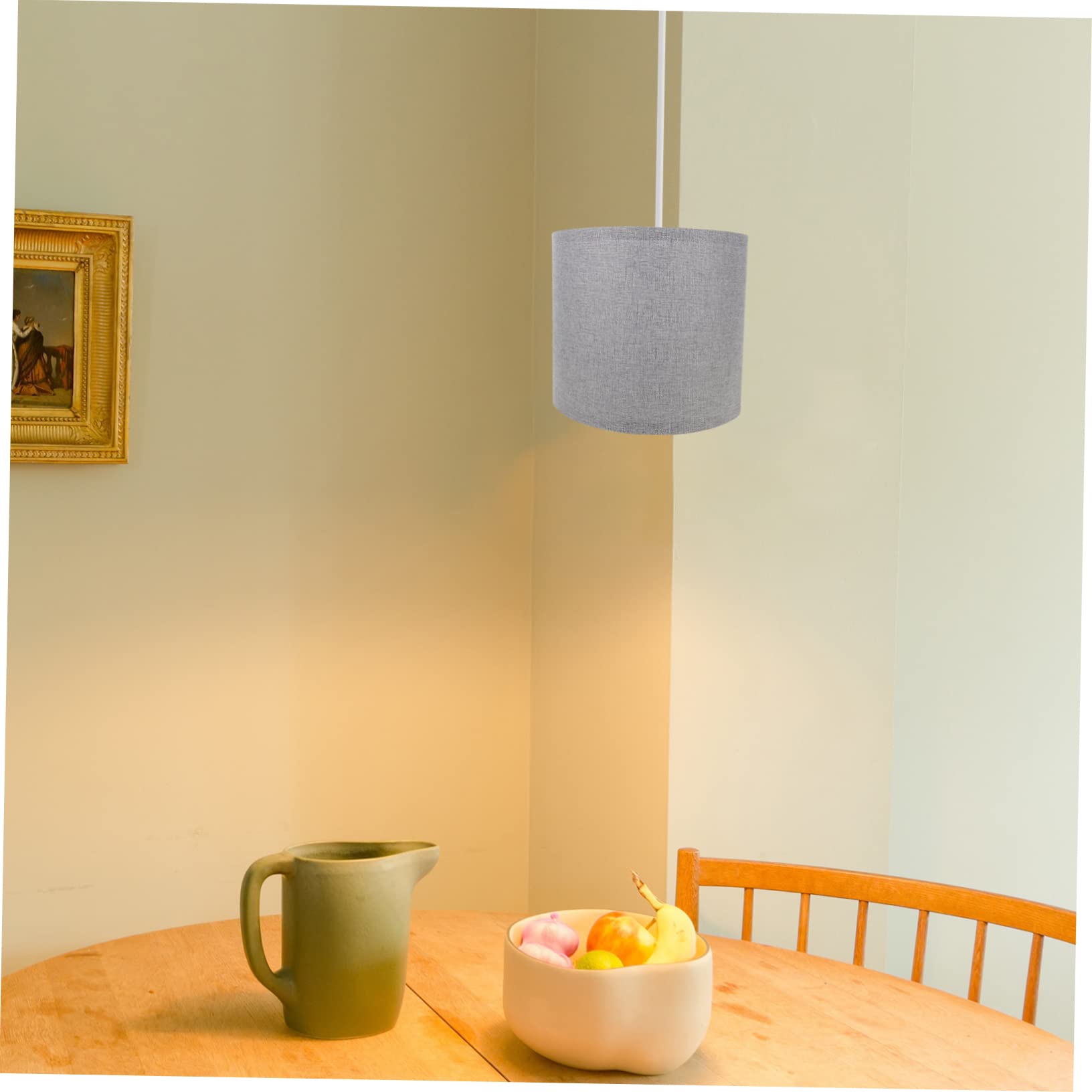 Uonlytech 2 Paralumi in Lino per Lampade da Tavolo e Terra, Luce Morbida, Design Smontabile, per Casa e Hotel