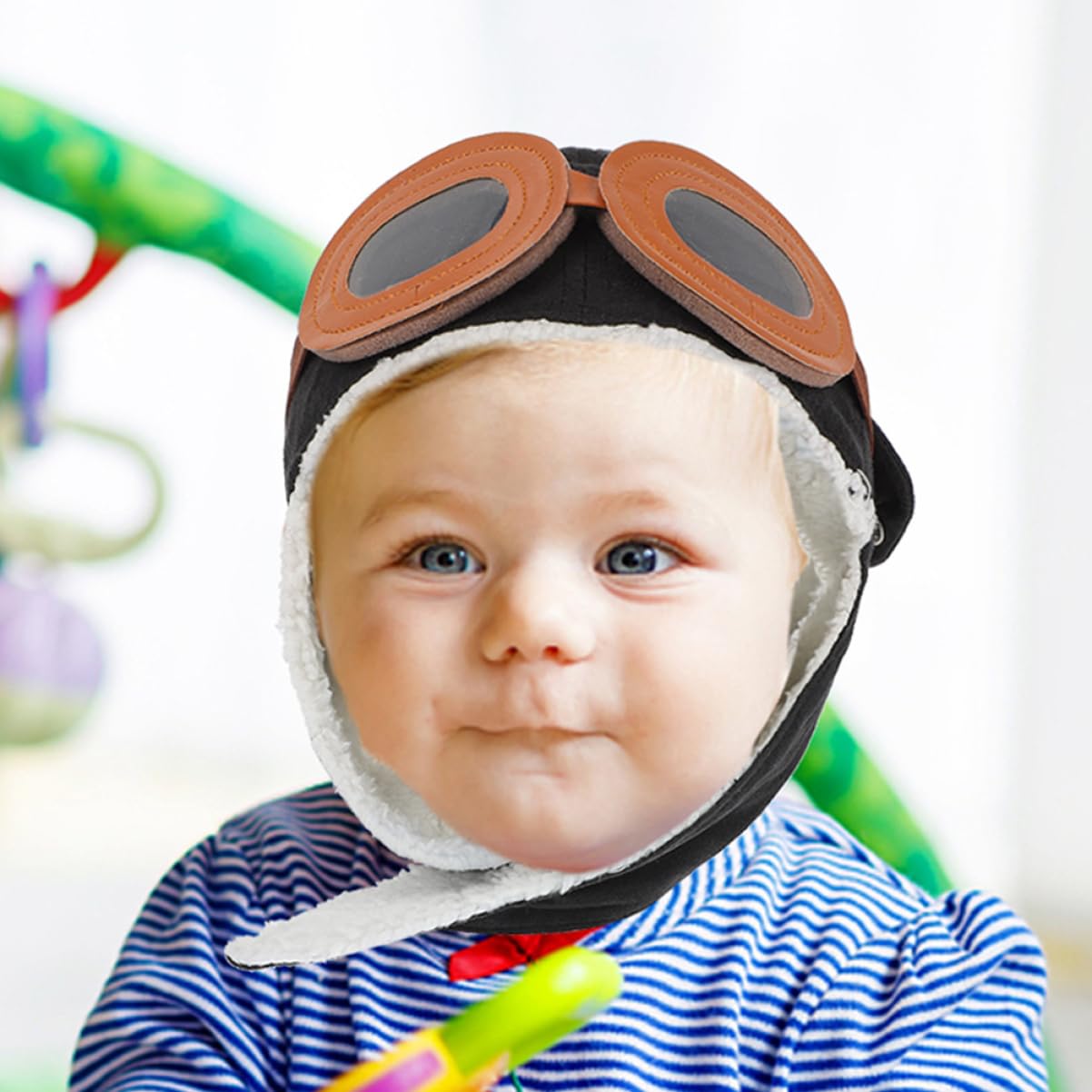 PACKOVE Pilotenmütze Kindermützen Jungen Kinderhüte Kappen Wintermütze Faschingshut Piloten-Design-Hut Mütze Mit Ohrenklappen Für Kleinkinder Baumwolle