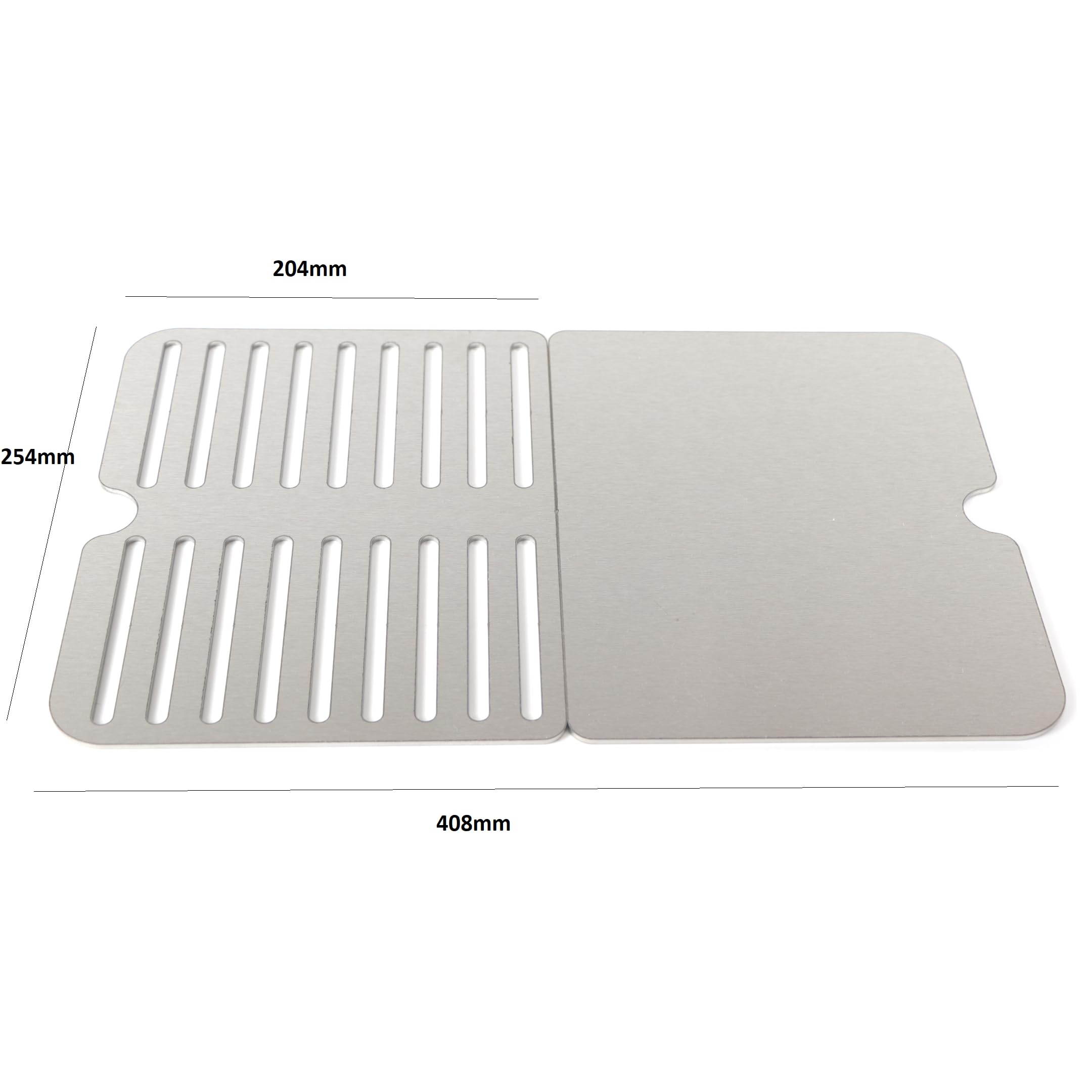 Griglia in acciaio inox compatibile con griglie a gas Napoleon (Weber Go Anywhere)