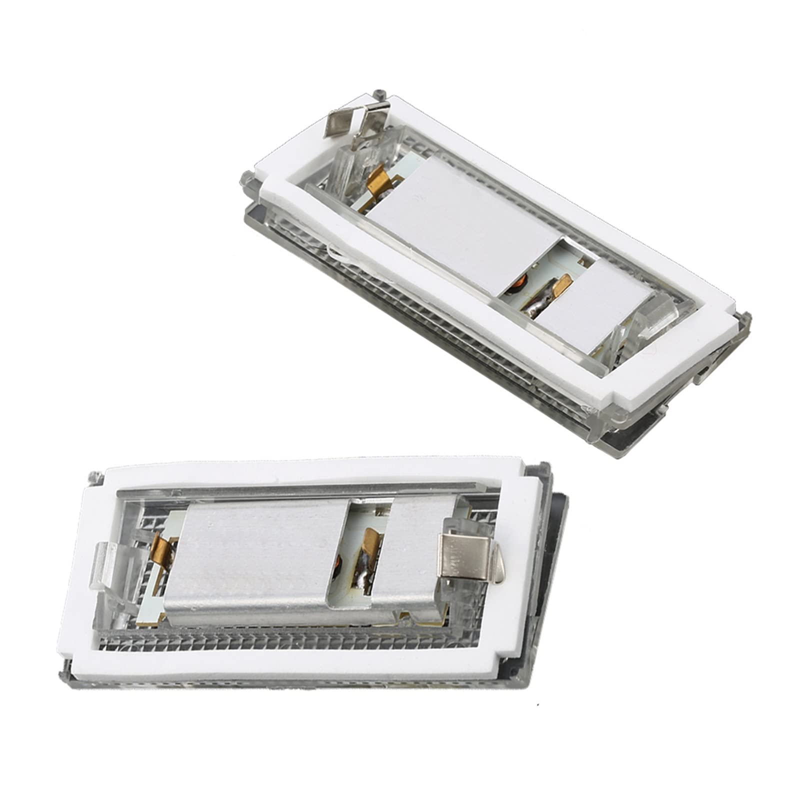 luce targa posteriore 2PCS Luce Targa Auto Fanale Posteriore Bianco Lampadine A - Per 3er E46 4D 1998-2003