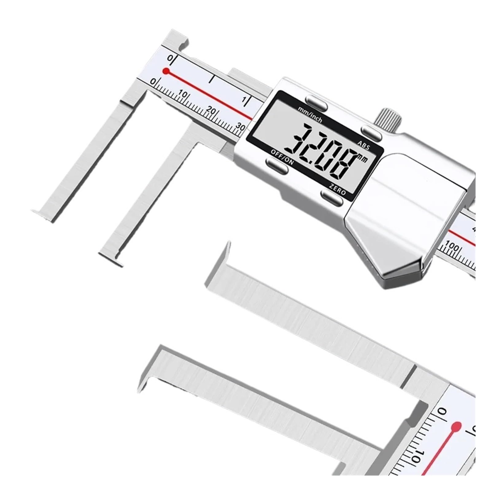 Calibrador electrónico, herramienta de medición de ranura interior y exterior de 5 a 150 mm, calibrador vernier for orificios interiores(5-150mm)