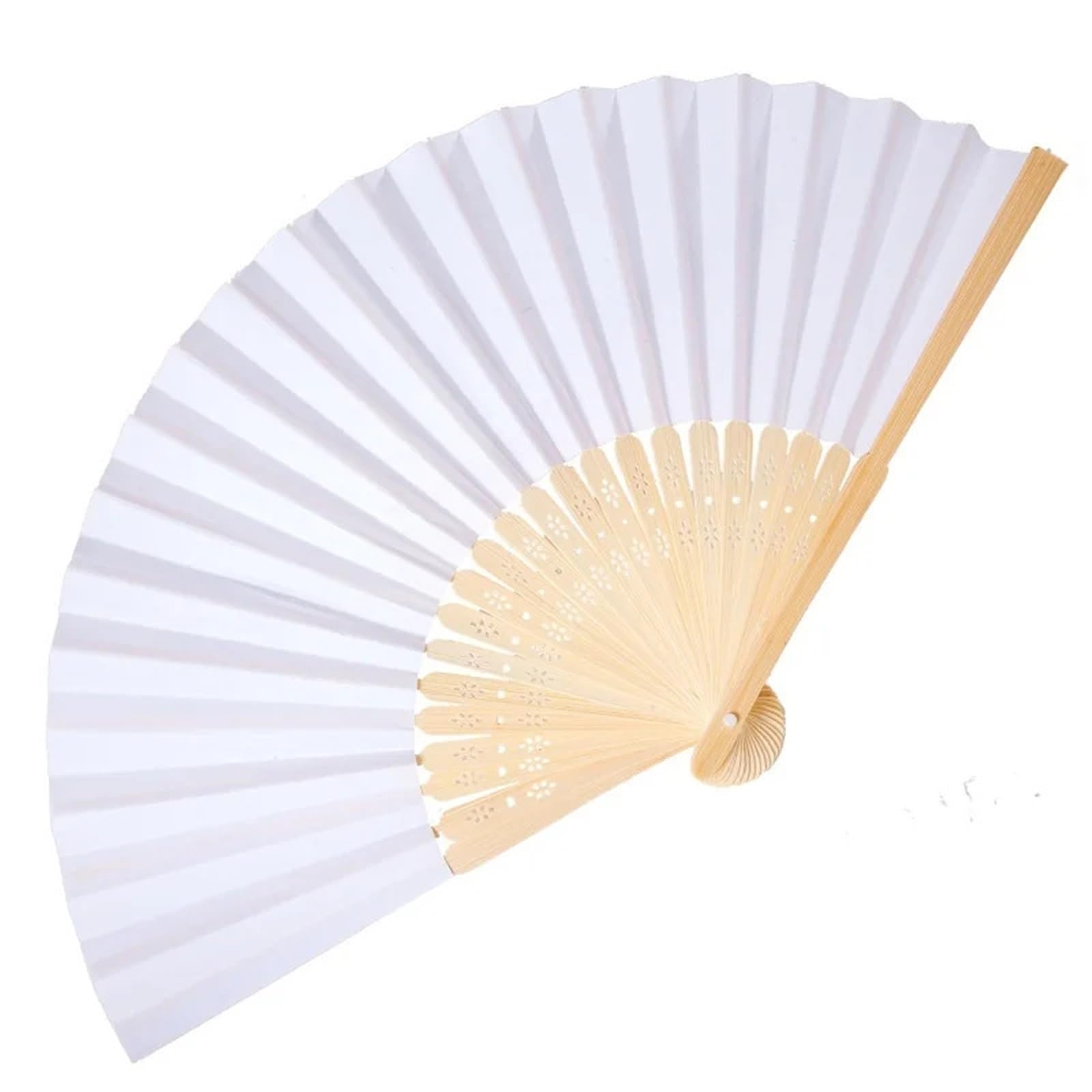 Paper and Wood Folding Fan