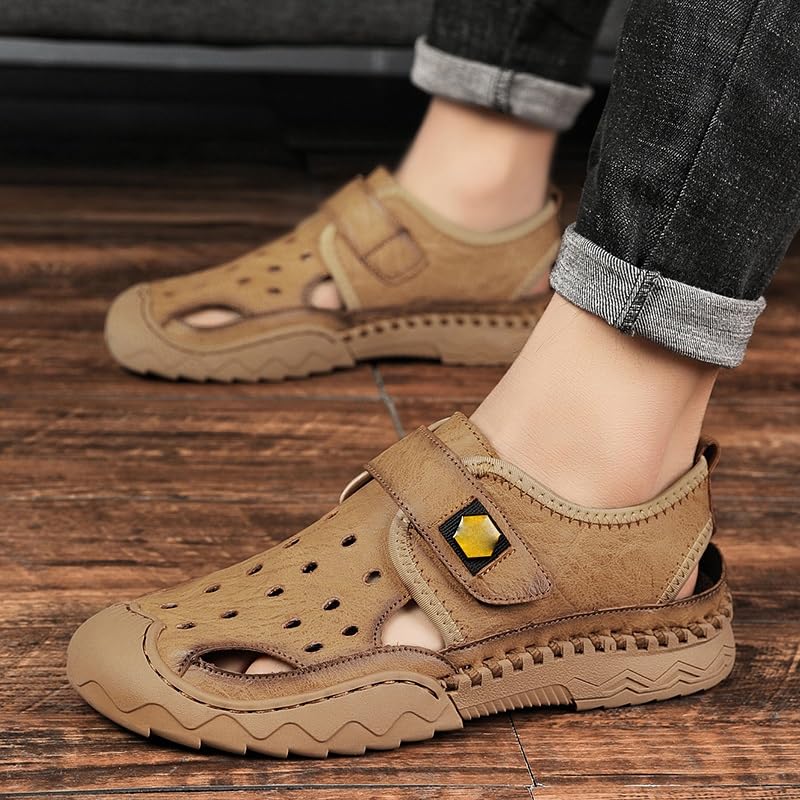 Men's Sandals Casual Outdoor Sandals Classic Men's Sandals Comfortable Breathable Sandals(40)3