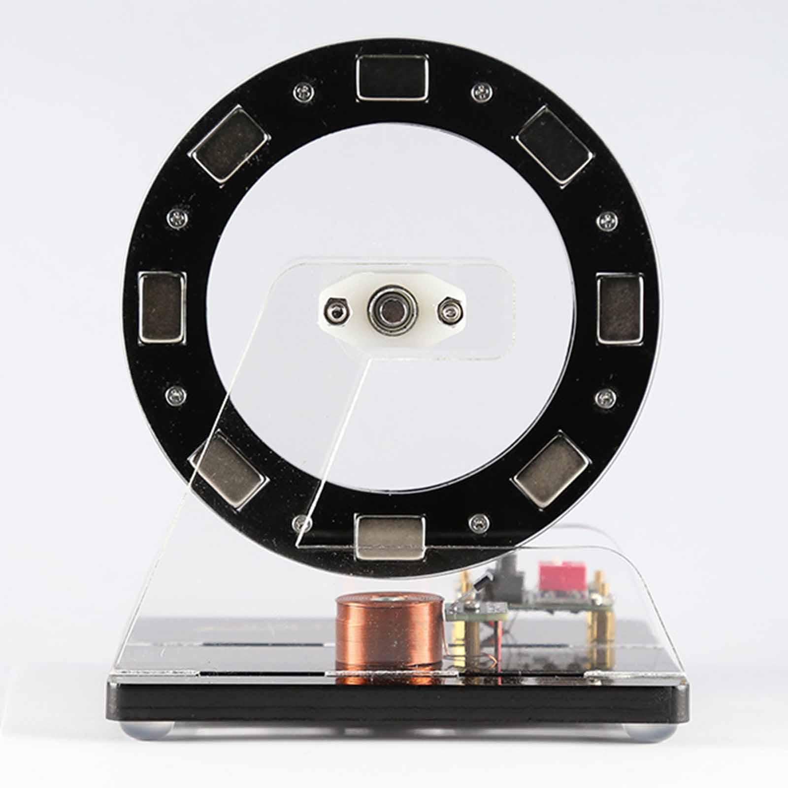 MagiDeal Modelo de noria pequeña con motor sin escobillas, de alta velocidad ajustable y accionado por bobina simple, ideal para laboratorios de ciencias y