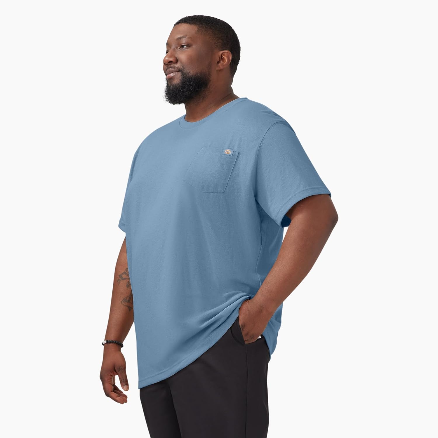 Dickies HEATHER HEAVYWEIGHT SS POCKET TEE RE - Image 4