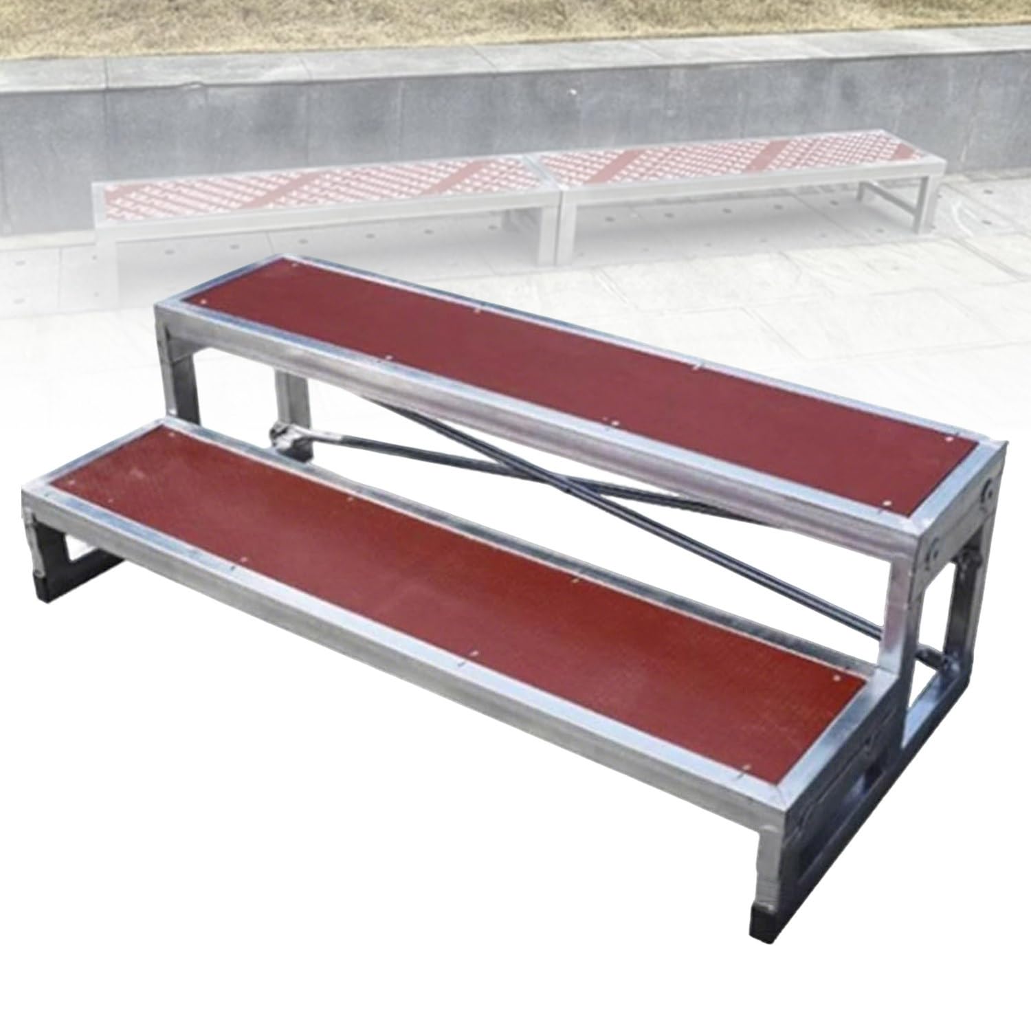 Marchepieds de chœur portables de haute résistance, plate-forme robuste pour chant de groupe