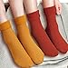 YWeiLiangSan Ultra-Soft Velvet Slim Thermal Socks, Winter Warm Snow Socks， Winter Soft Stockings for Women (6 Pairs E,One Size)