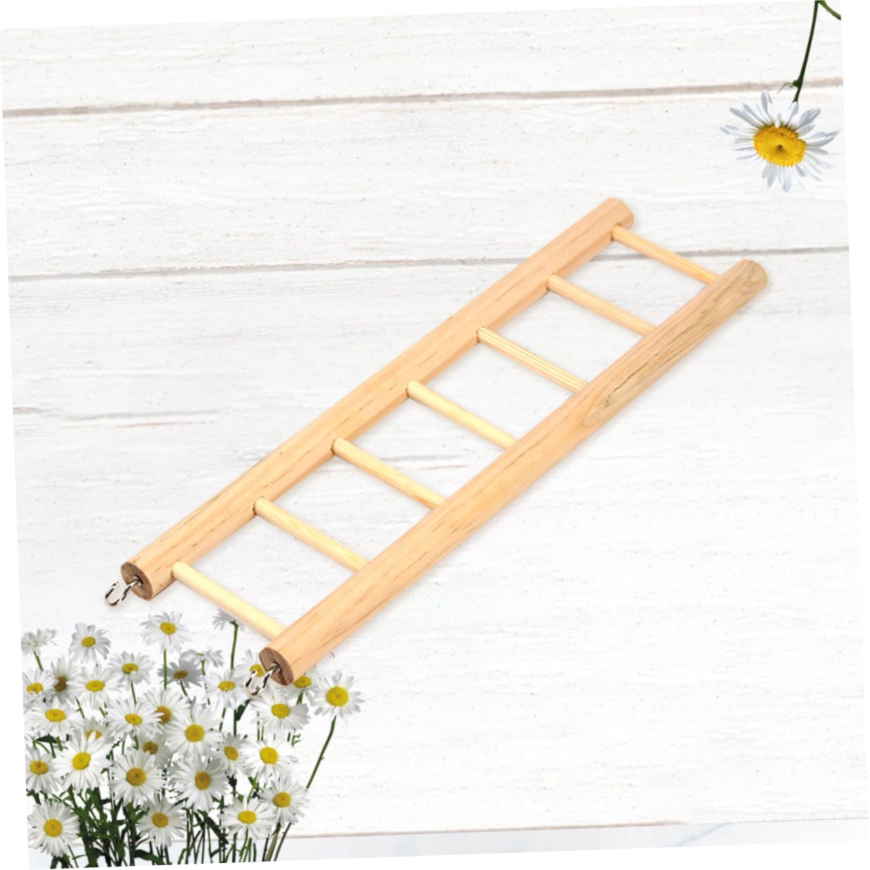 BCOATH Bird Toys for Budgies Pet Climbing Ladder Wooden Ladder for Birds Hamster Toy
