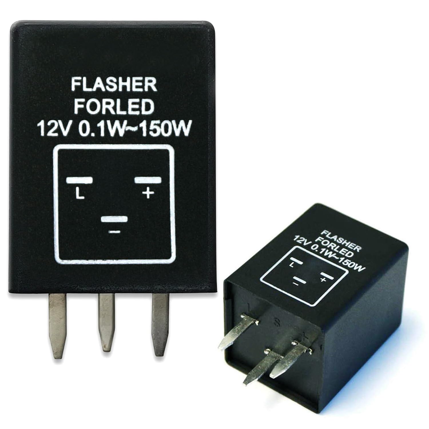 iJDMTOY 3-Pin EP28 EP-28 WMFLL004 Electronic LED Flasher Relay As LED Related Turn Signal Bulbs Hyper Flash Fix