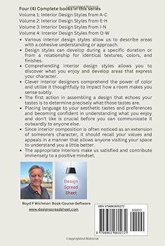 66 Styles for Interior Design Reference Book Volume 1 A-C