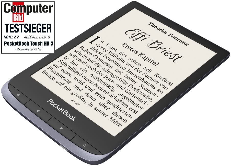 PocketBook - Lettore eBook “Touch HD 3” (16 GB di memoria; schermo con tecnologia E-Ink da 15,24 cm (6 pollici), Smart light, Wi-Fi, Bluetooth), in rame - Image 6