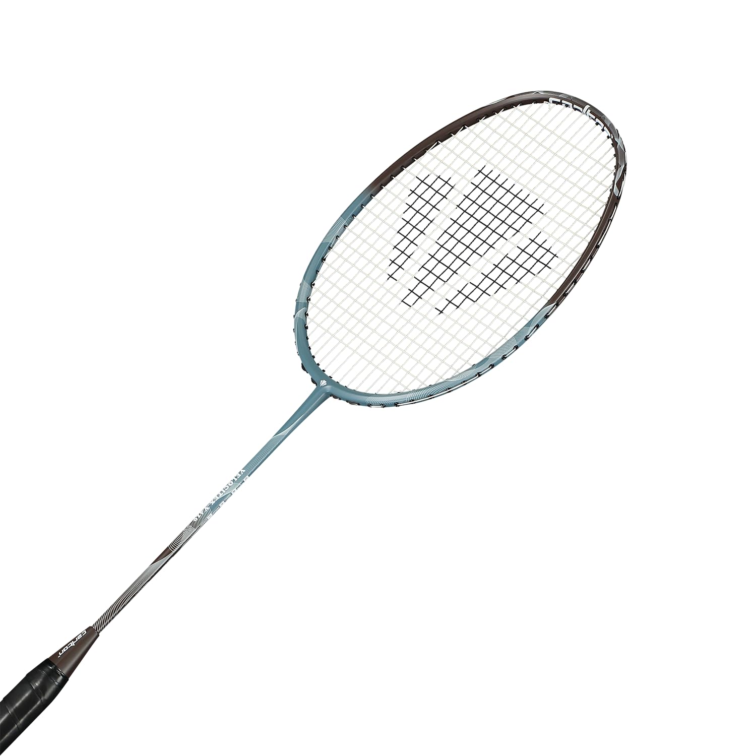 Carlton Badminton Schläger VELOCITEX V410, Braun/Grau