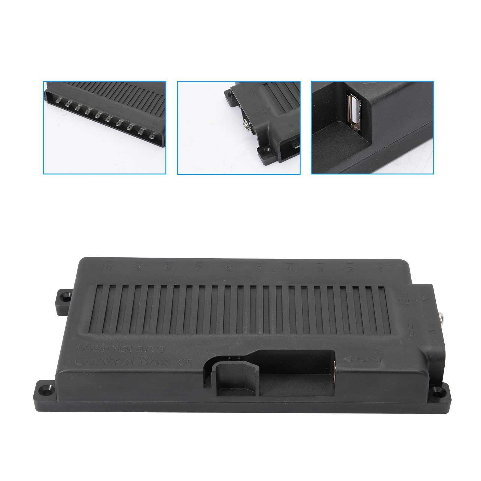 Toutch Pannello di controllo a membrana 10P con Bluetooth, cablaggio touch integrato PPTC pannello di interruttore per camper barche