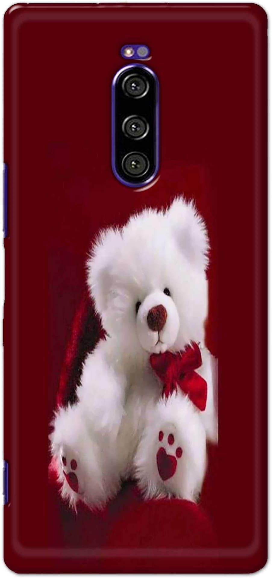 PradhCases Teddy Bear Love Romantic Valentines Day Dumbo Printed Designer Hard Back Case Cover for Sony Xperia XZ4, Xperia 1 Back Cover - MSP1920