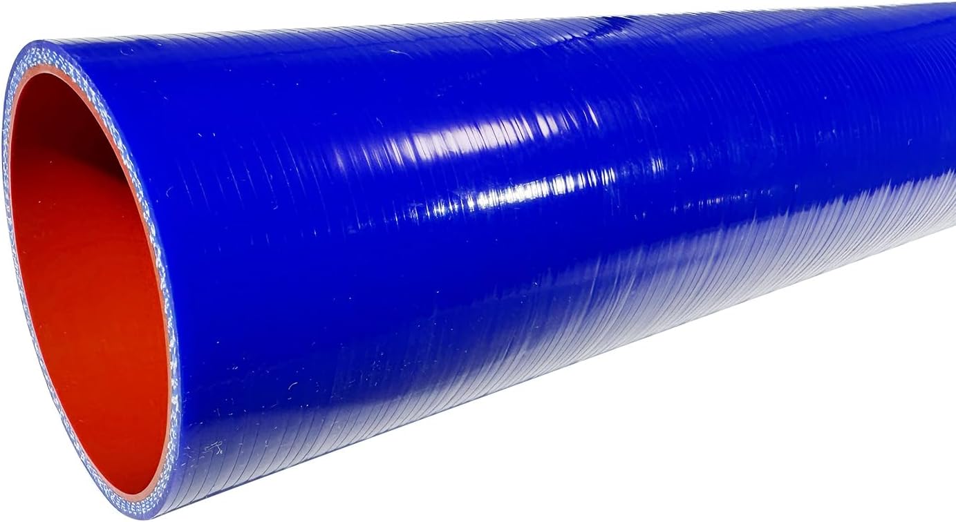 3" ID Silicone Radiator Coolant Hose 3 Foot Stick for Peterbilt Freightliner Air/Water Silicone Coolant Cooling Pipe, 4 ply Straight Hose W/Rubber lining…