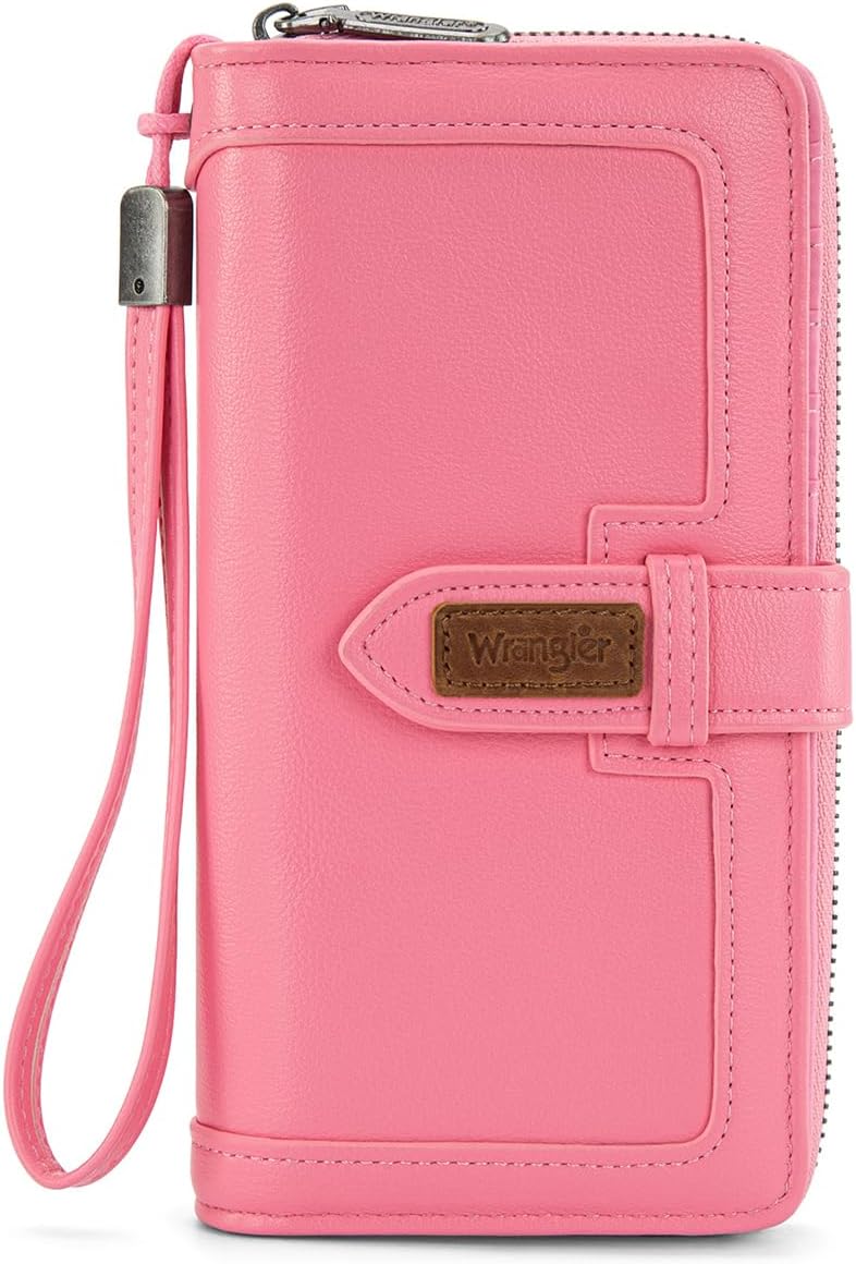 X Wrangler Women's Wallets Bifold Wristlet Wallets for Women Large Capacity Credit Card Wallet with ID Window