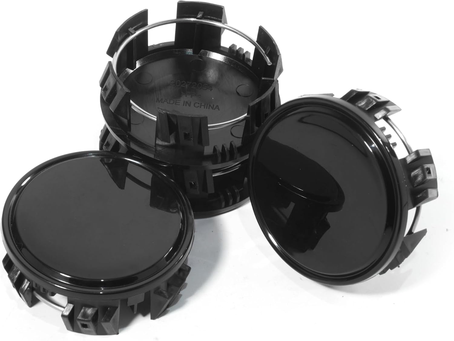 4Pcs Wheel Center Caps for 18-24 Camry 19-22 Avalon with 19" TRD Wheels Outer 62.2 mm(2.45 in) Inner 56 mm(2.2 in) Glossy Black Hub Caps, Replacement PT280-03200-02 42603-YY340 42603-YY380