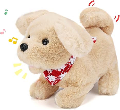 Sotodik Plüschtier Spielzeug Hund der Läuft und Bellt, Haustiere Hund