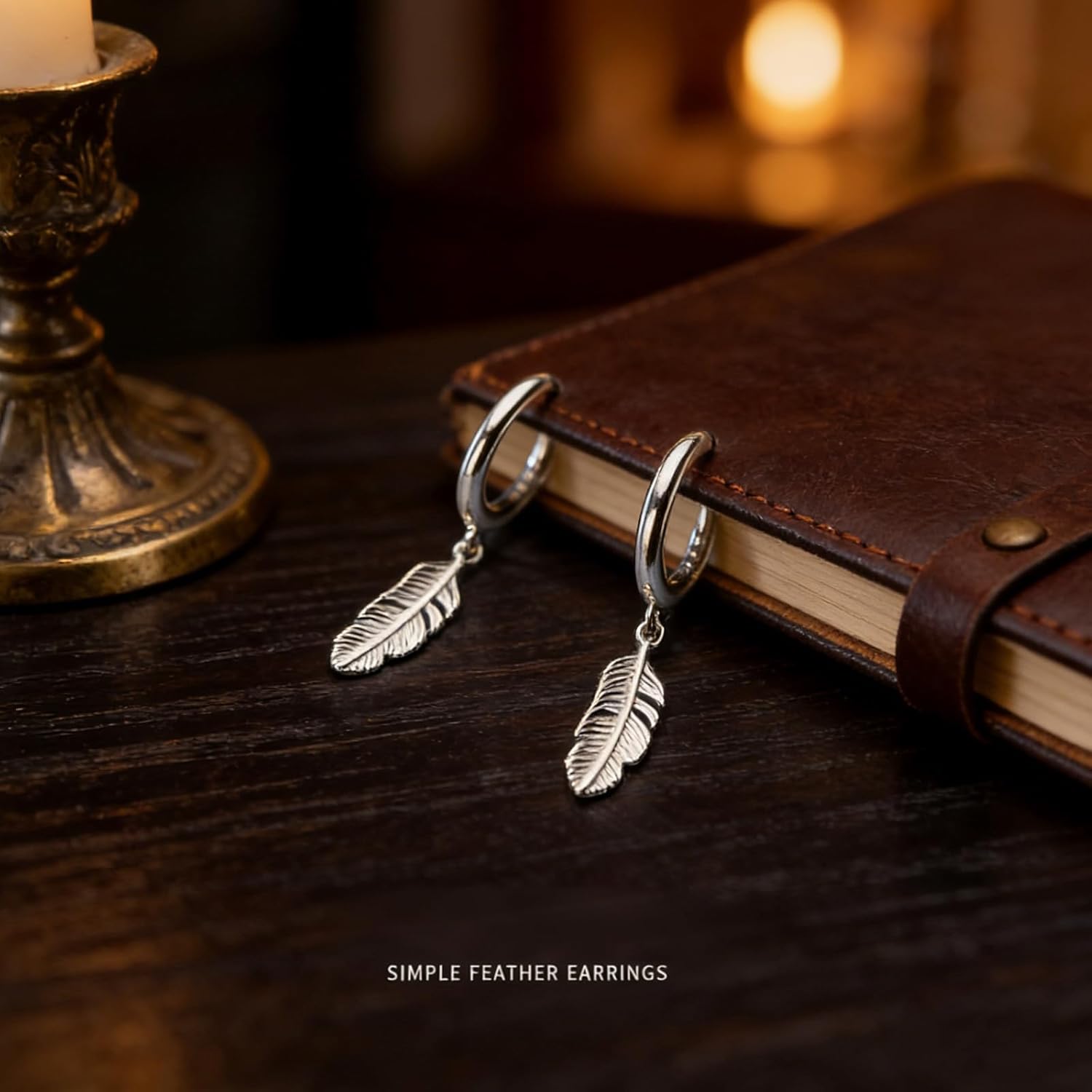 Men's 925 Sterling Silver Plated Hoops Earrings, Hoop for Men Huggie Ear ring Cool, Gift for My Man - Image 3