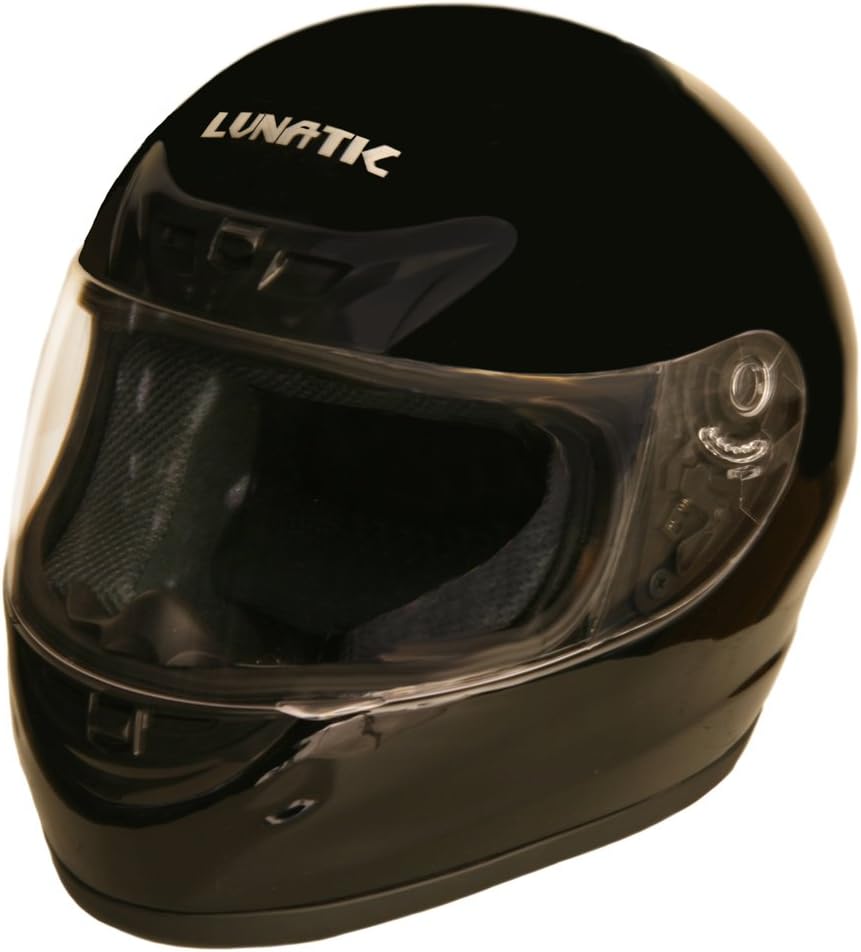 Lunatic, L-2006-16, Full Face Helmet - Gloss Black - Extra Large