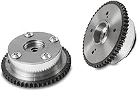 PANGOLIN VVT Intake & Exhaust Camshaft Adjusters 24350-2E001 24370-2E000 for 2011-2014 Hyundai Elantra 1.8L & Kia Soul/Forte - Direct Fit Steel Sprockets