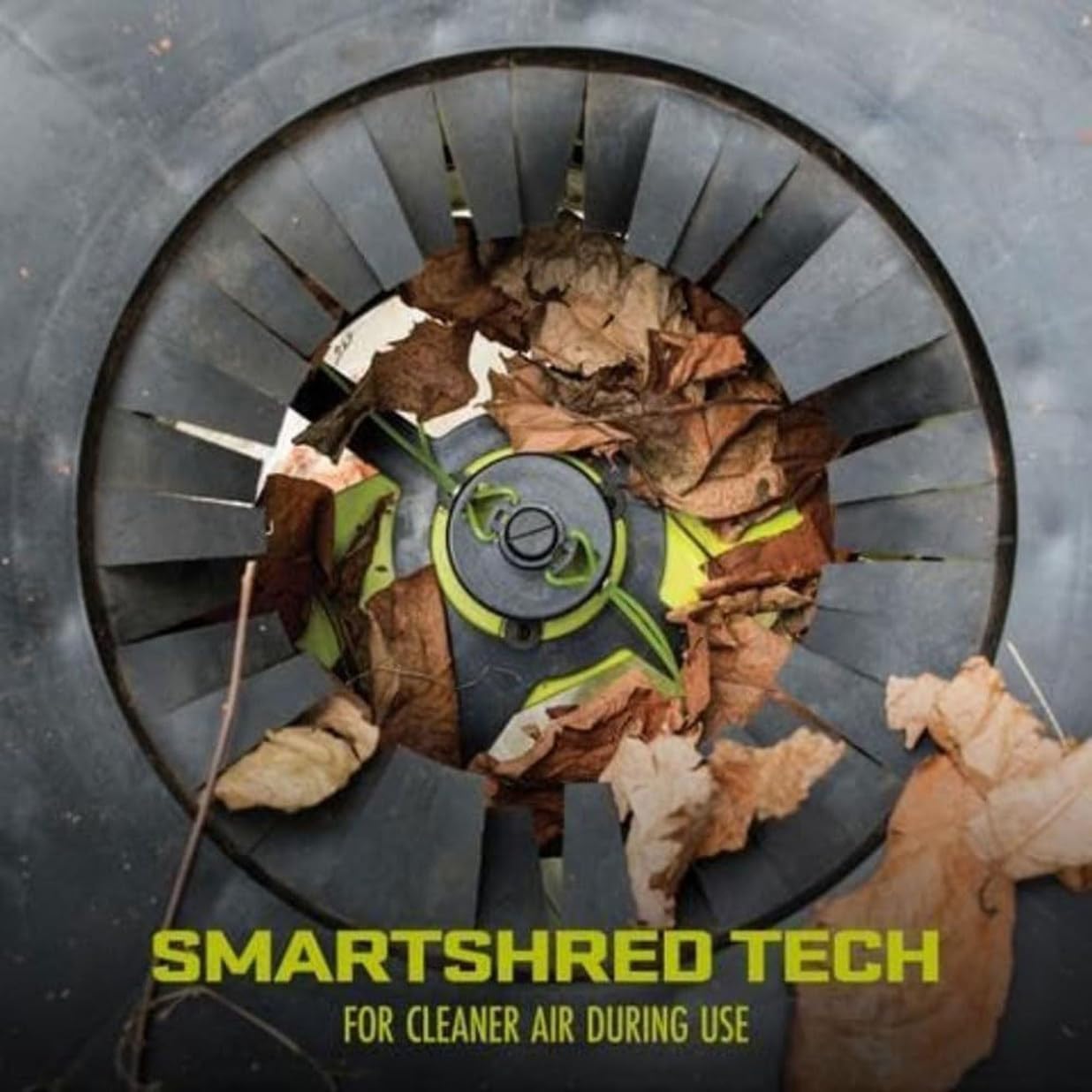 Electric Leaf Mulcher Garden Shredder, 2500W Compost Shredder Leaf Crusher, 8000rpm Chippers with 54cm Funnel Diameter for Shredding of Wood & Garden Debris 30mPowercord