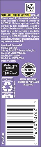 Miniatura 13 de OFF! Clean Feel - Aerosol repelente de insectos con 20% de picaridina, espray de insectos con protección duradera contra mosquitos, se siente bien