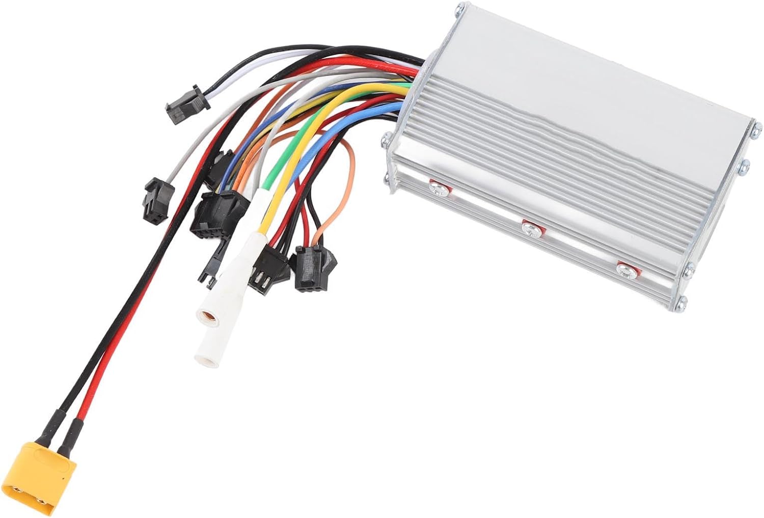 Brushless DC Motor Controller 48V 25A 1200W Aluminum Alloy Housing with Good Heat Dissipation for Electric Bike E Bike Scooter